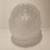 Vintage MCM French Art Deco Frosted Glass Ceiling Light 5 thumbnail