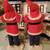 Set Two Antique Santa Besnickle Figures 6.4 Inches 4 thumbnail