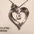 Sterling silver Heart necklace, New 3 thumbnail
