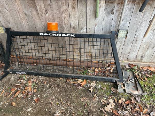 Back rack with lights for ford super duty 1