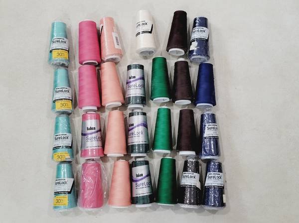 27 Large Sewing Thread Spools 1