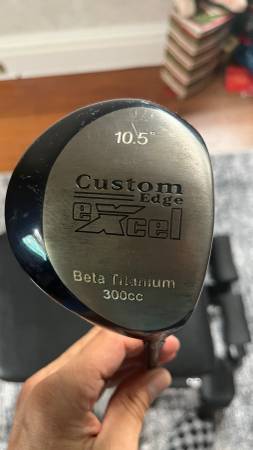 Custom Edge eXcel Beta Titanium 300cc 10.5* Stiff Graphite Driver w/HC 1