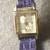 Vintage Chopard Plaque G Buckle 10K RGP Bezel Benrus Swiss Crocodile Band Works! 3 thumbnail