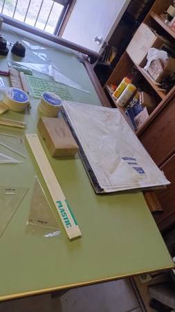 Custom drafting table with all accessories 1