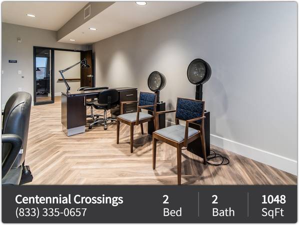 Need a fresh start? Check out our welcoming spaces. 1