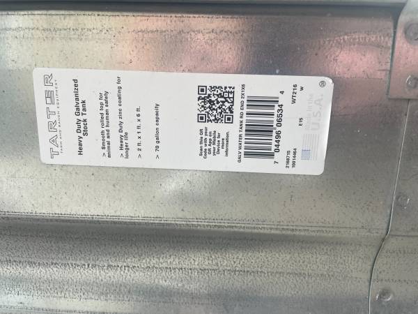 Livestock trough for gardening 1