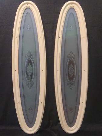 Oval Frosted Glass Side lites 1