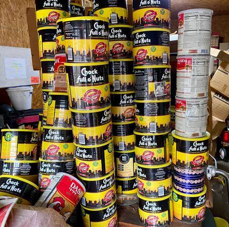 Chock full o'Nuts Coffee Cans 1