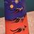 Blue & Orange Painted Vase 3 thumbnail