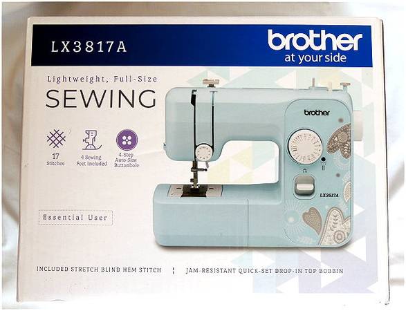 BROTHER Sewing Machine LX3817A-Featherweight+ Cricut Machines 1