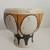 Vintage Ceramic Handpainted Drum Pottery 1 thumbnail