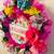 All year round wreath form/ “Welcome “ with pink 10 thumbnail