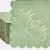 Sealed Pack of 100 Bridal / Wedding Cocktail Napkins: Sage Green 1 thumbnail