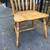 Armless solid oak chair 8 thumbnail
