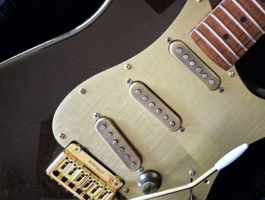 stratacaster custom, texas tea 1