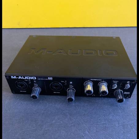 M-audio ProFire 610 audio Interface Legacy setup 1