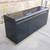 LANE ALTAVISTA  80s Post Modern Waterfall MCM Black Lacquer Sideboard 9 thumbnail