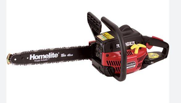 HOMELITE CHAINSAW, 16" RANGER W/CASE 1