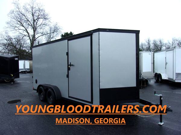 7x16 Enclosed Trailer 7 Ft Interior Height 1