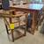 Solid Reclaimed Wood Dining Table With Multicolored Finish 5 thumbnail