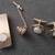 18 karat gold plated cuff links,money clip,tie pin 2 thumbnail