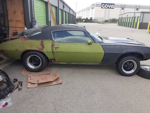 1970 Camaro RS Splitbumper Unstarted Project For Restoration 1