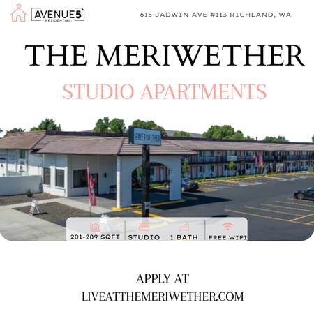 $1,150 / 289ft2 - 1 Month Free at The Meriwether Apartments! (615 Jadwin Ave Apt 113, Richland, WA)63697245622019120
