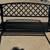 Outdoor Black Metal Bench 3 thumbnail