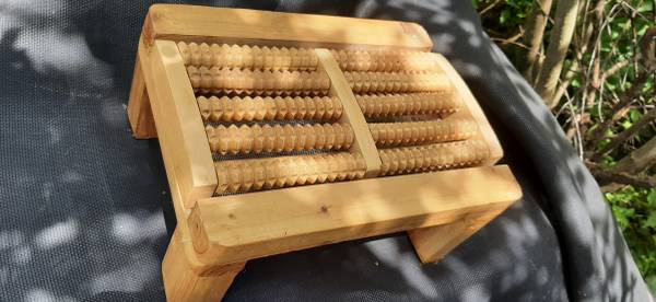 Cedar wood foot massager 1