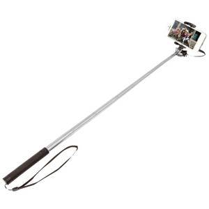 New, Black Collapsible Selfie Stick with Auto Snap Button 1