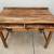 VINTAGE SOLID PINEWOOD RUSTIC WRITING DESK MADE IN INDIA AMAZING WOOD GRAIN! 9 thumbnail