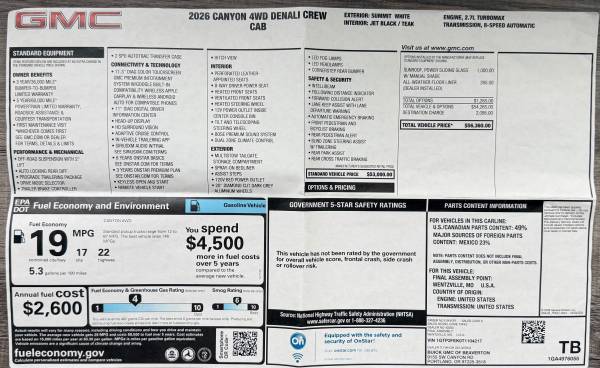 2026 GMC Canyon 4WD Denali - Photo 14