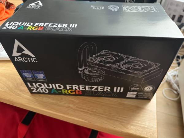 ARCTIC Liquid Freezer III 240 A-RGB - CPU AIO Water Cooler New Sealed 1