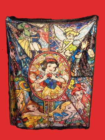 New Disney Princesses Throw Blanket 1