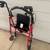 Rollator like new red 4 thumbnail