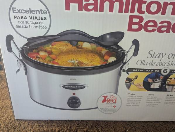 Brand New Hamilton Beach "Stay or Go" Slow Cooker Crock Pot 1