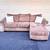 Brown Microfiber Reversible Sectional Couch Sofa 8 thumbnail