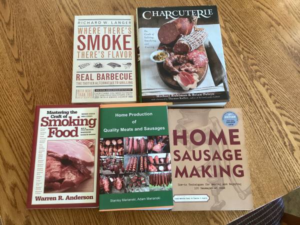 Meat / sausage making / smoker books 1