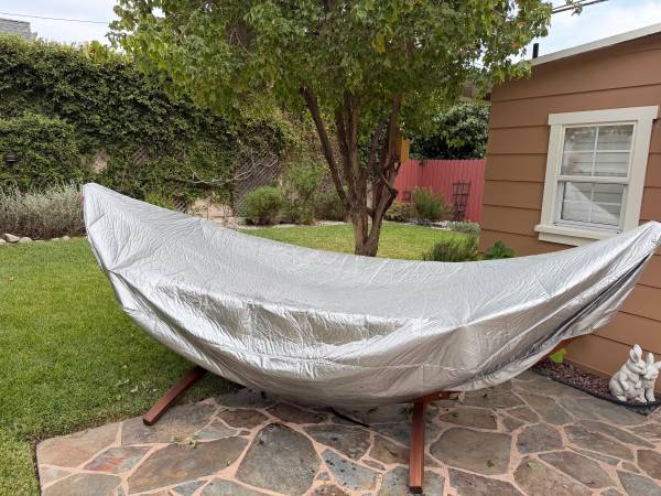 Solid Pine Wood Hammock Combo, Natural 1