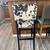 Set of two! Linon Cole Wooden Black Barstool with 30" Seat Height and 2 thumbnail