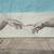Like new 55" x 22"Creation of Adams by Michelangelo Canvas Print 2 thumbnail