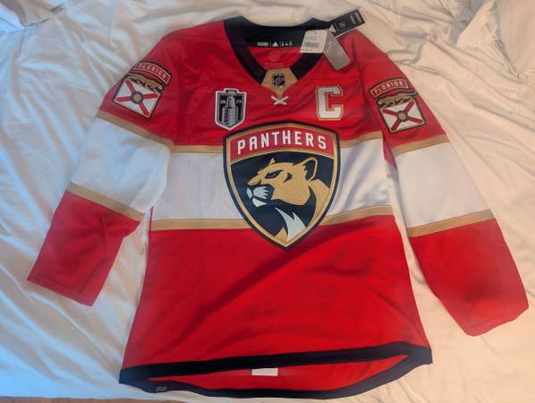 Aleksander Barkov Florida Panthers adidas Authentic Pro Jersey Size 50 NWT 2023  1