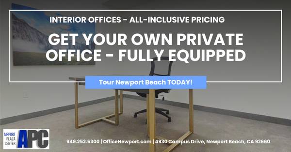 Interior Offices! - All-Inclusive Pricing 1