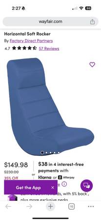 Horizontal Soft Rocker/Game chair 1