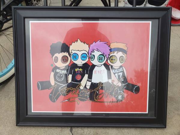 Rare Voodoo doll framed artwork 1