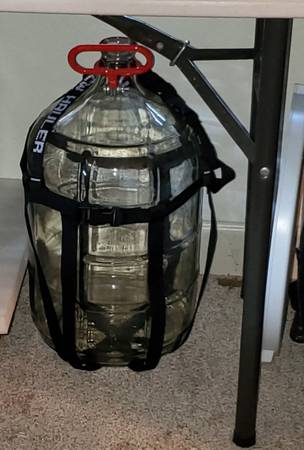Beer making glass Carboy 1