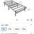 Twin Bed (mattress, bed frame, fitted sheets) 2 thumbnail