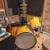 1979 Ludwig Yellow Cortex special order drum kit 1 thumbnail