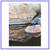 Circa 1997 Gus Heinze "windhall River, Vermont" Photorealism Painting 11 thumbnail