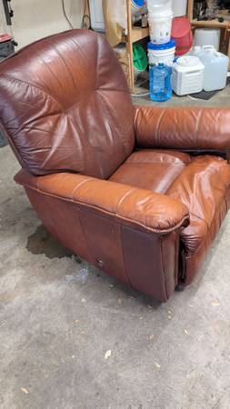 Leather Rocking Recliner 1
